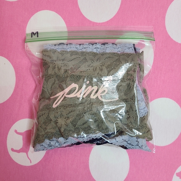 VS PINK 3pk Lace Cheeky Panties Size M - Picture 7 of 7
